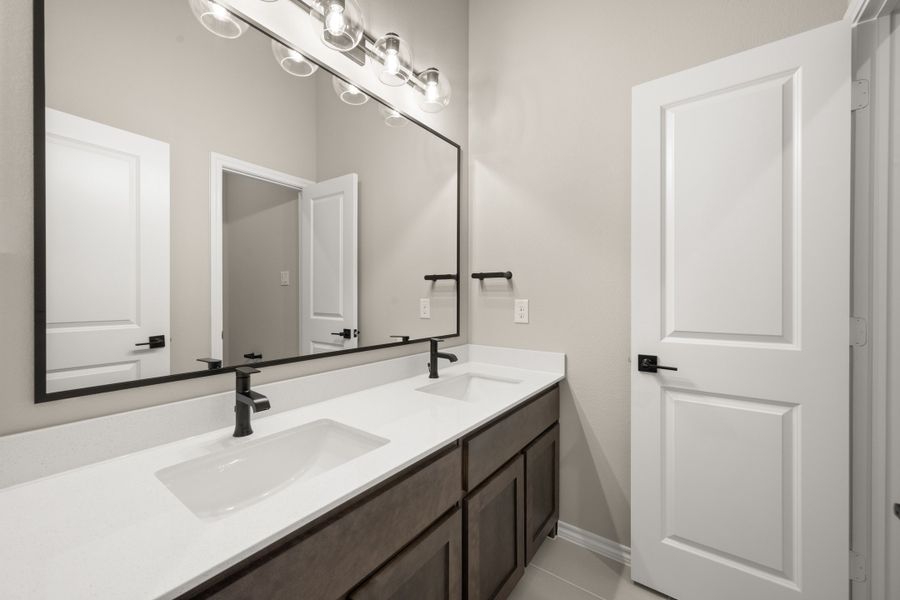 Furnished interior view inside a new home in Hunters Ridge, Crowley (Image 12).