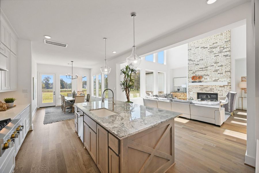 Furnished interior view inside a new home in Bentwood Farms, Montgomery (Image 18).