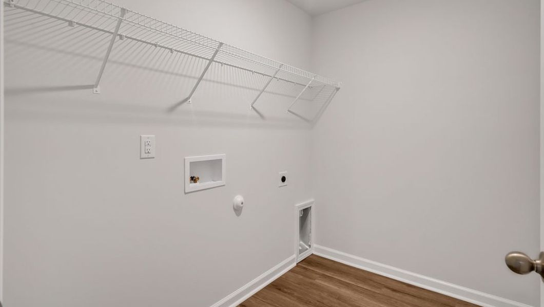 Representative unfurnished interior of a home built from the GLYNN by D.R. Horton in Grayson Park, Leland (Image 32).