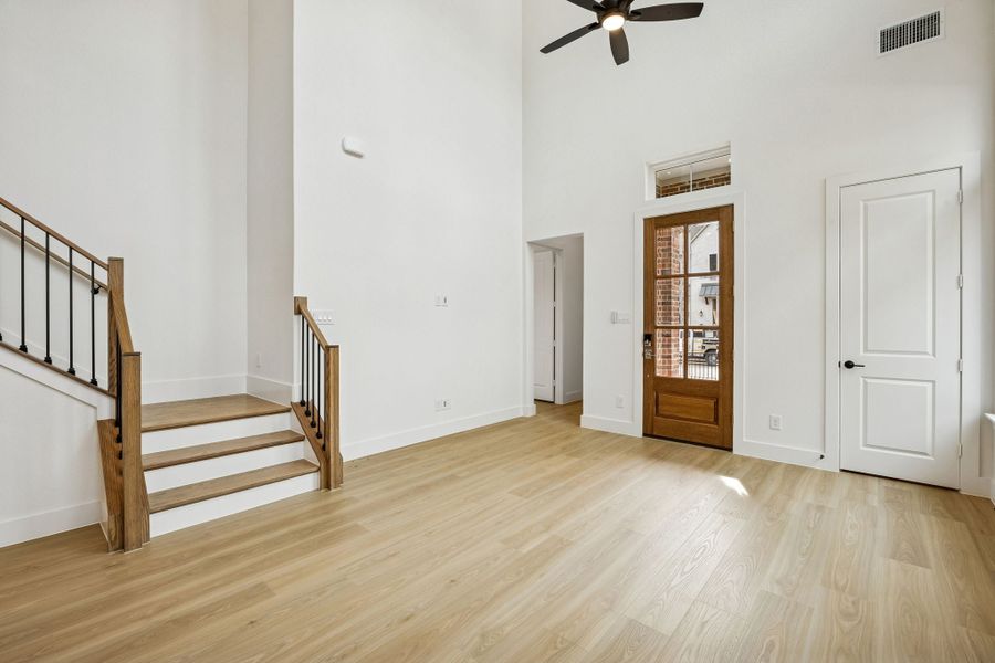Spacious, unfurnished interior of a new home in Newman Village Townhomes, Frisco (Image 28).