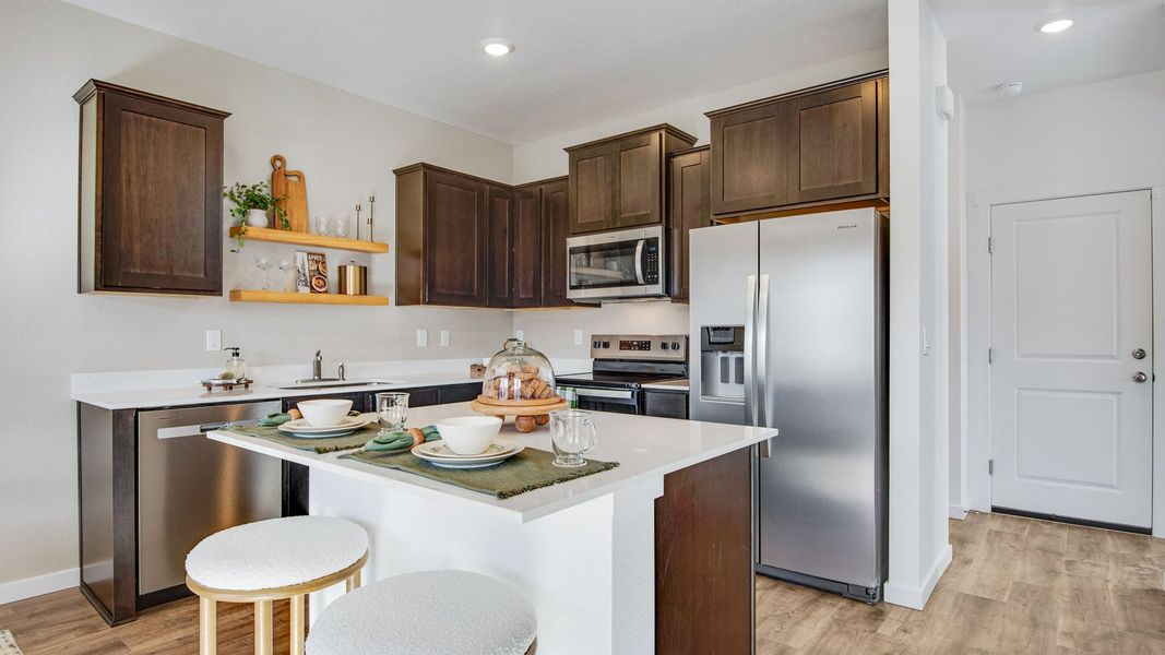 Furnished interior view inside a new home in Ellston Park, Colorado Springs (Image 6).
