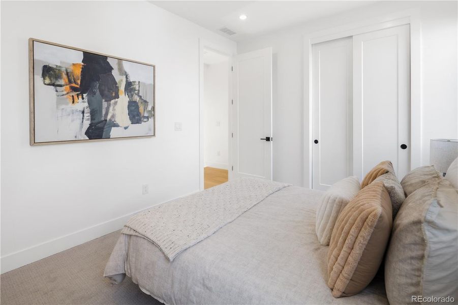 Furnished interior view inside a new home in , Denver (Image 34).