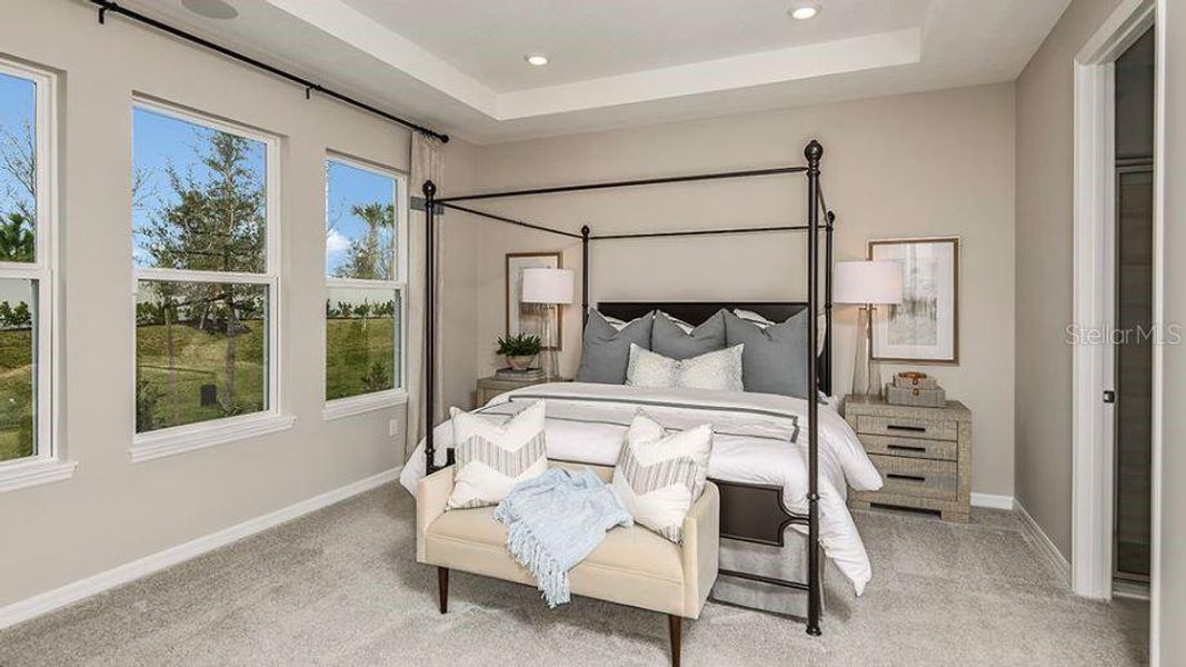 Furnished interior view inside a new home in Indigo Creek, Apollo Beach (Image 8).
