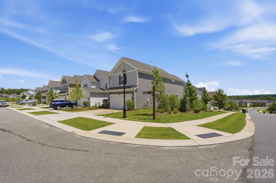 Premium Corner Lot location.