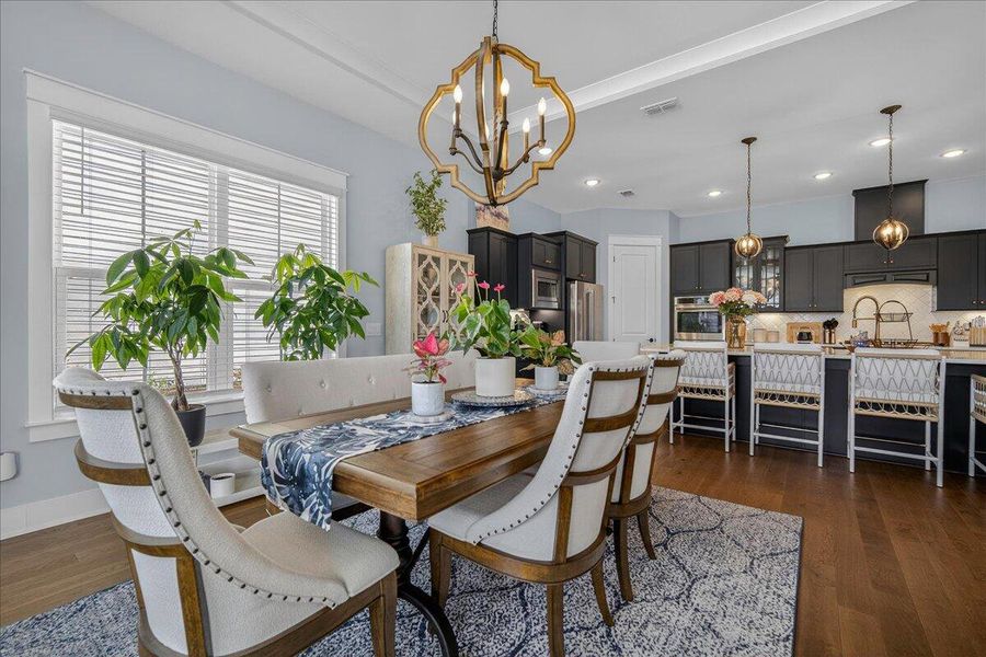 Furnished interior view inside a new home in , Summerville (Image 22).