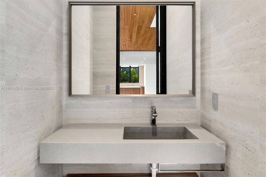 Close-up of interior finishes inside a home in , Miami (Image 10).