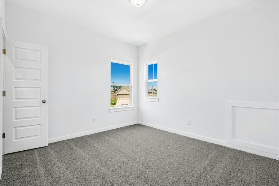 Spacious, unfurnished interior of a new home in The Colony, Bastrop (Image 11). Spacious, unfurnished interior of a new home in The Colony, Bastrop (Image 11).