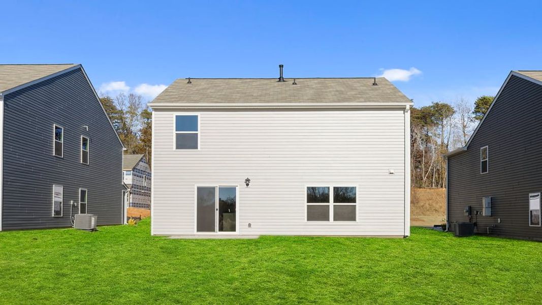 Exterior details and patio area of a home in Cloverdale Hills, Piedmont (Image 2).