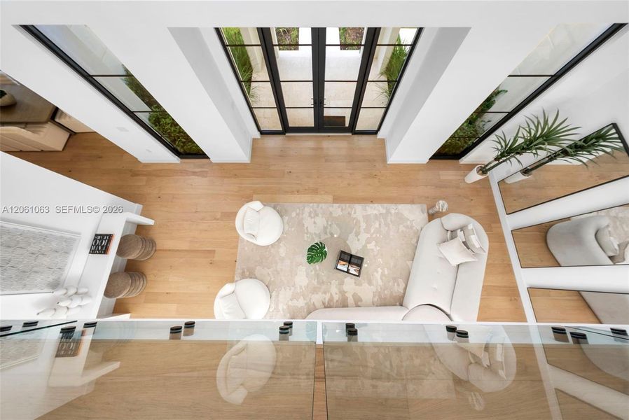 Furnished interior view inside a new home in , Coral Gables (Image 12).