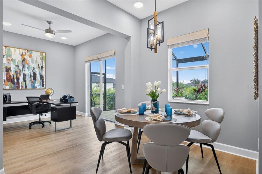 Furnished interior view inside a new home in , Cape Coral (Image 18).