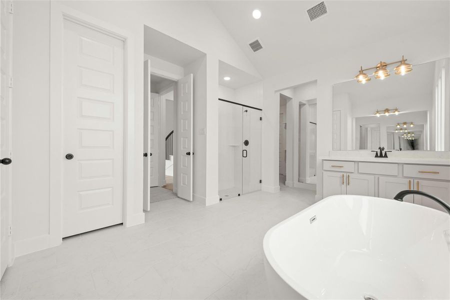 Furnished interior view inside a new home in COLTON®, Montgomery (Image 4).