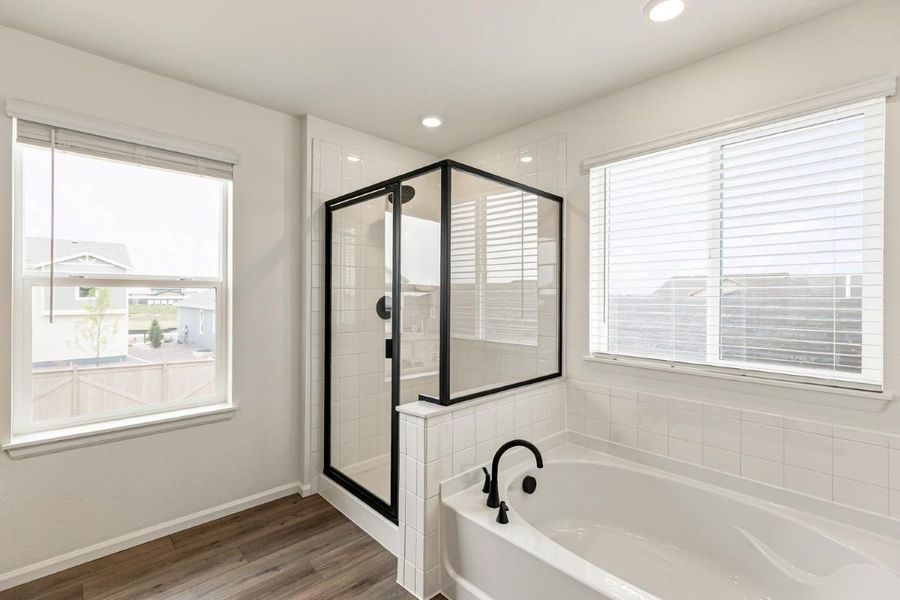 Furnished interior view inside a new home in Bennett Crossing Reserve, Bennett (Image 8).