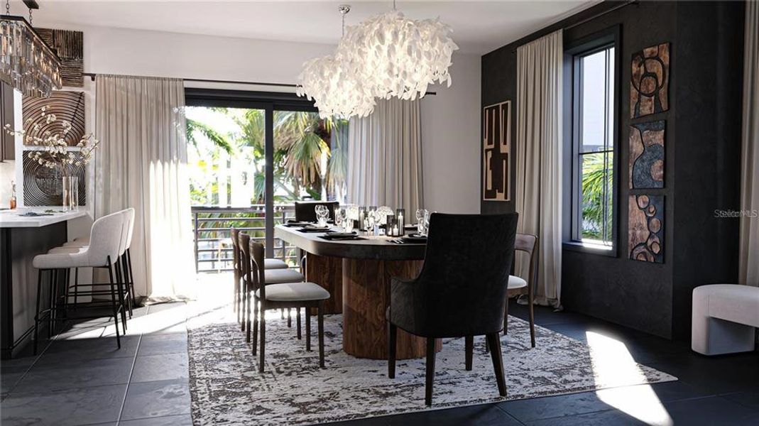 Furnished interior view inside a new home in , Ormond Beach (Image 3).