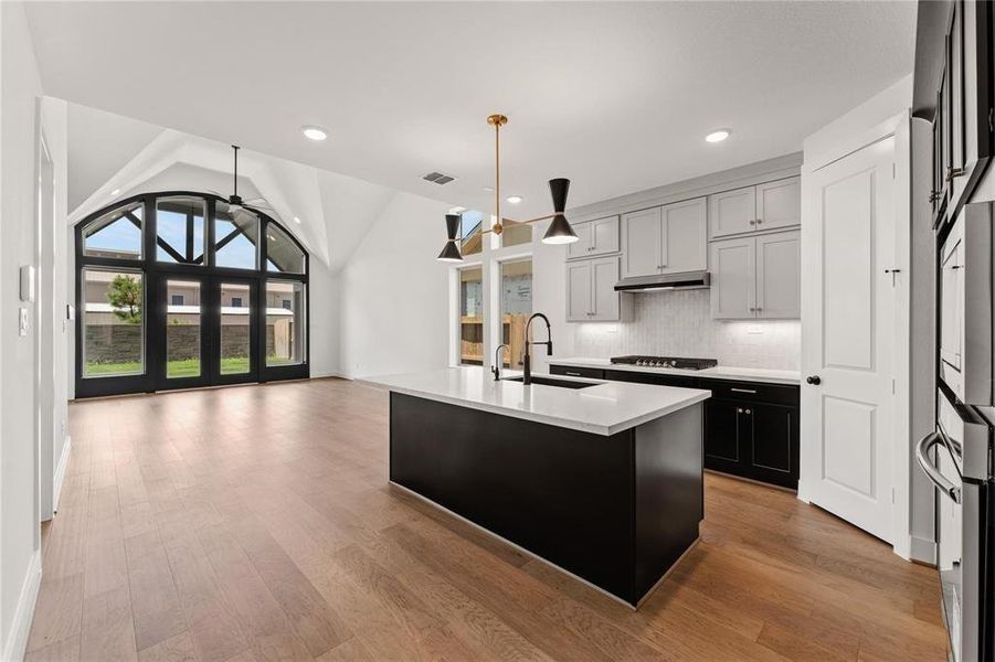 Furnished interior view inside a new home in Cross Creek Ranch 45' 70', Fulshear (Image 5).