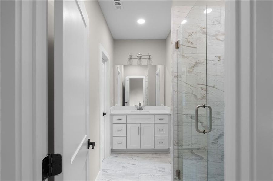 Furnished interior view inside a new home in , Lilburn (Image 8).