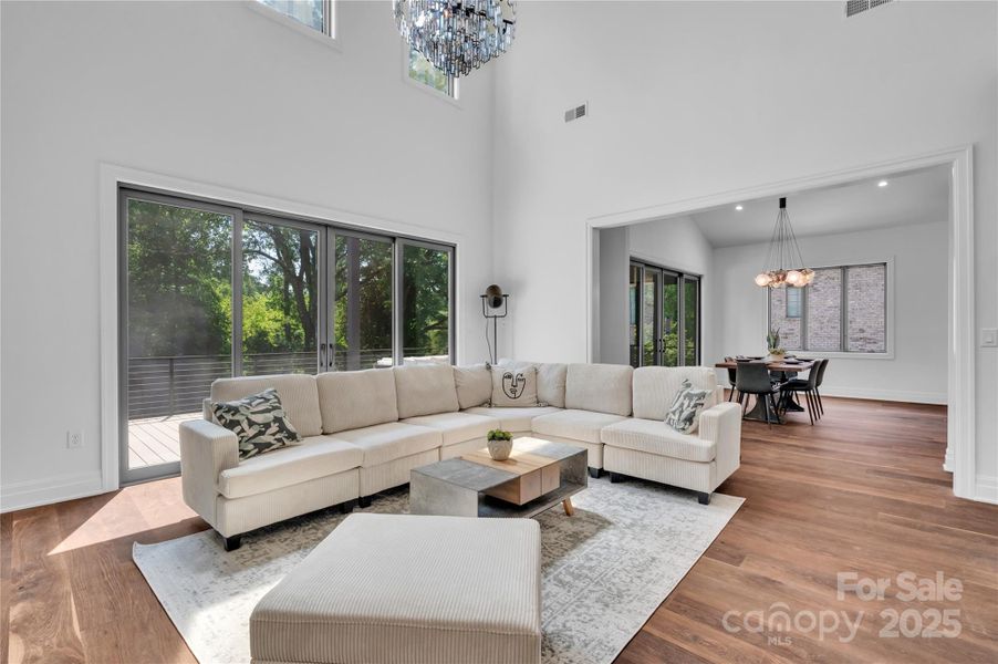 Furnished interior view inside a new home in , Charlotte (Image 13). Furnished interior view inside a new home in , Charlotte (Image 13).