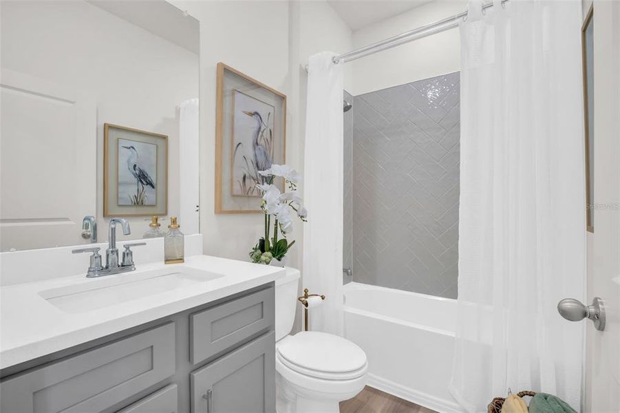 Furnished interior view inside a new home in , Hudson (Image 20).