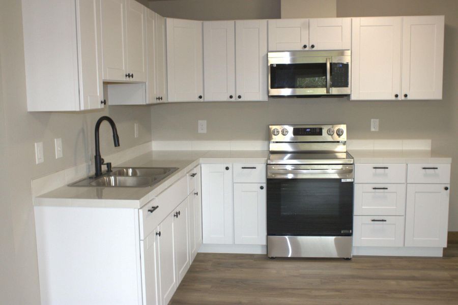 Furnished interior view inside a new home in , Cleveland (Image 4).
