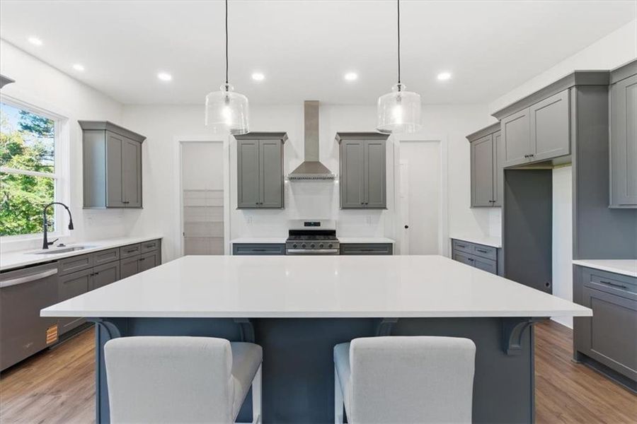 Furnished interior view inside a new home in , Cartersville (Image 10).