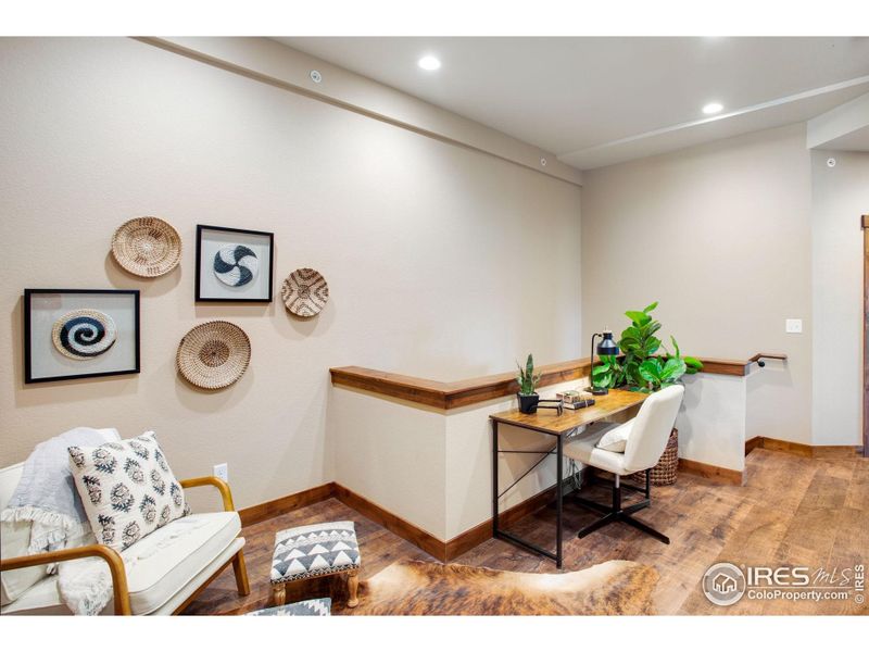 Great flex space for an office or craft room