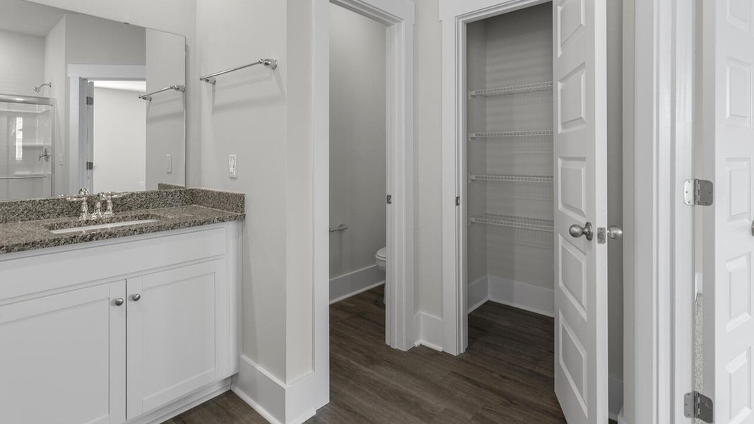Representative furnished interior of a home built from the TILLMAN by D.R. Horton in The Preserve at Tidewater, Sneads Ferry (Image 16).