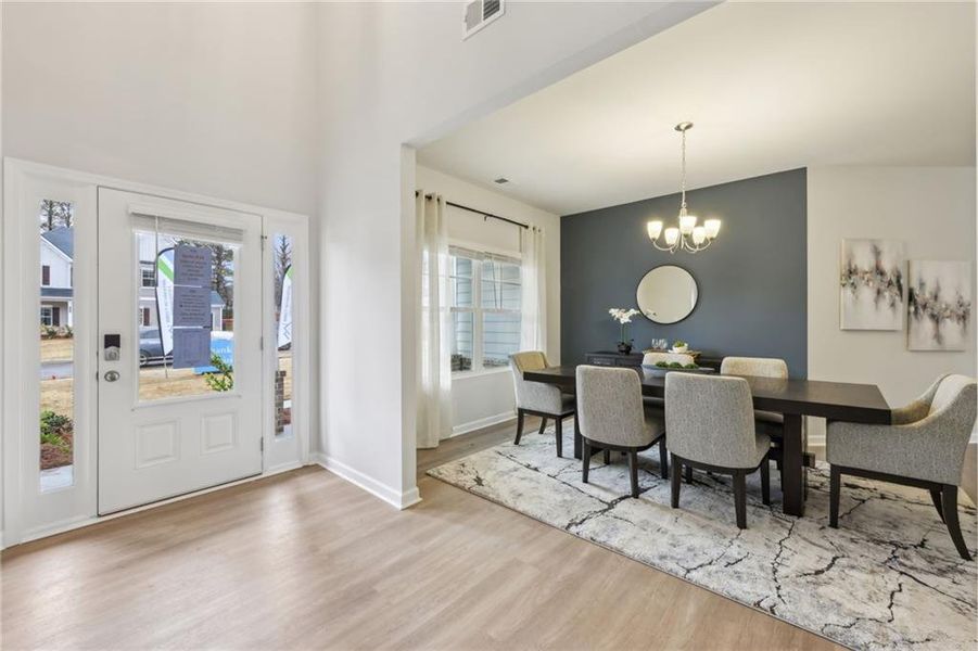 Furnished interior view inside a new home in Stephen's Landing, Loganville (Image 36).
