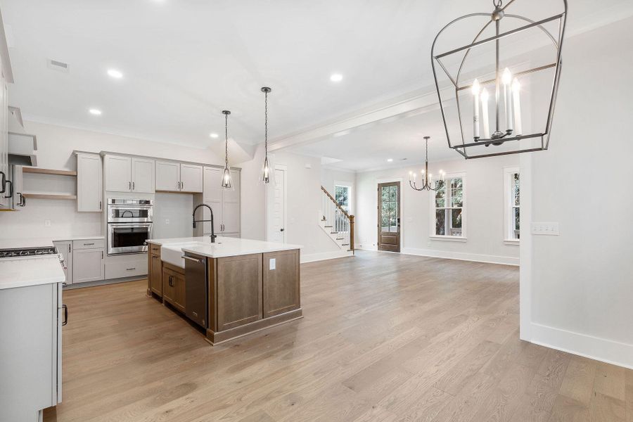 Furnished interior view inside a new home in Central Park, James Island (Image 5).