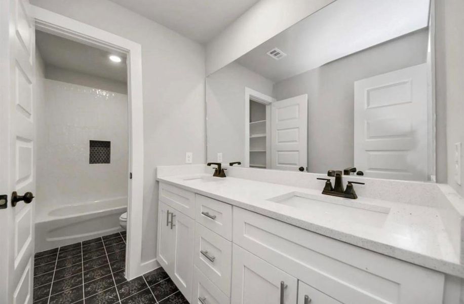 Furnished interior view inside a new home in , Manvel (Image 7).