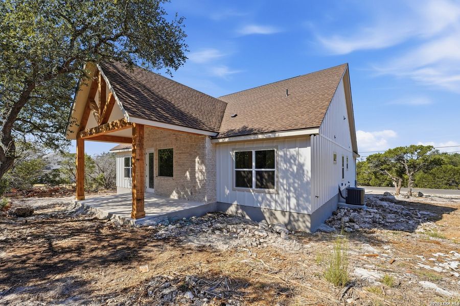 In-progress construction of a new home in , Canyon Lake, TX (Image 33).