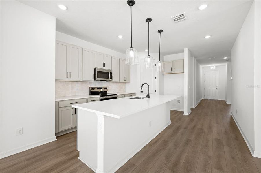 Furnished interior view inside a new home in , Kissimmee (Image 11).