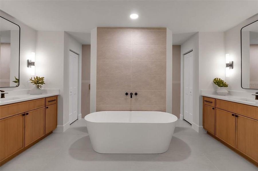 Furnished interior view inside a new home in , Venice (Image 43).