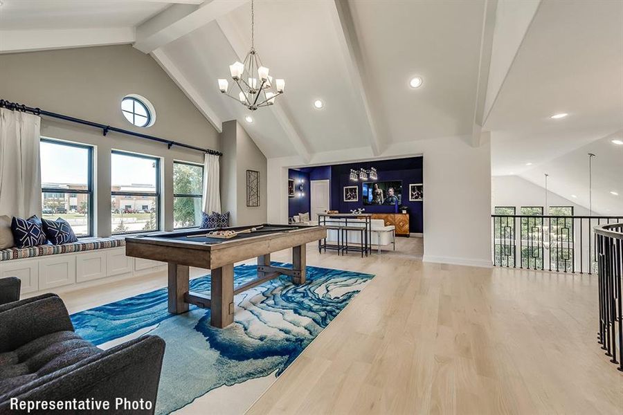 Furnished interior view inside a new home in Justin Crossing, Justin (Image 11).