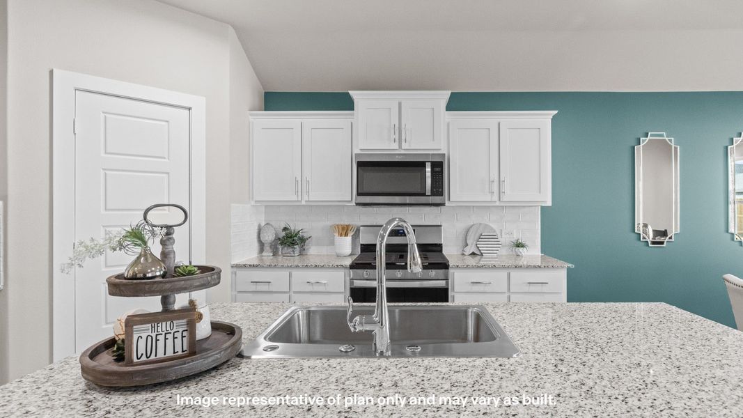 Furnished interior view inside a new home in Homestead at Parks Bell Ranch, Odessa (Image 5).