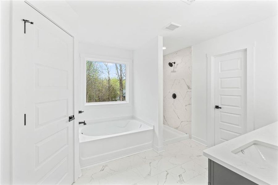 Furnished interior view inside a new home in , Braselton (Image 6).
