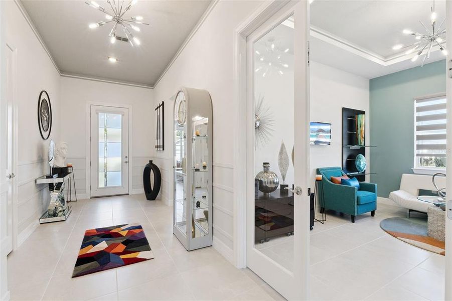 Furnished interior view inside a new home in , Minneola (Image 12).