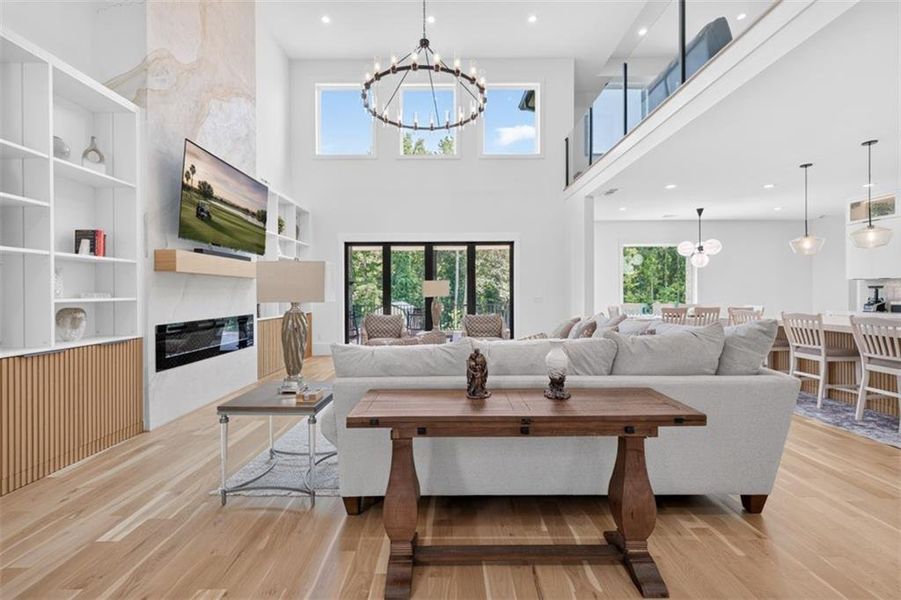 Furnished interior view inside a new home in , Buford (Image 68).