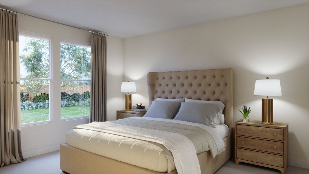Representative furnished interior of a home built from the 4054 by Risewell Homes in Parkton Square, Kyle (Image 10).
