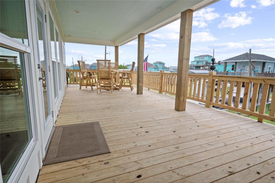 Exterior details and patio area of a home in , Crystal Beach (Image 25). Exterior details and patio area of a home in , Crystal Beach (Image 25).