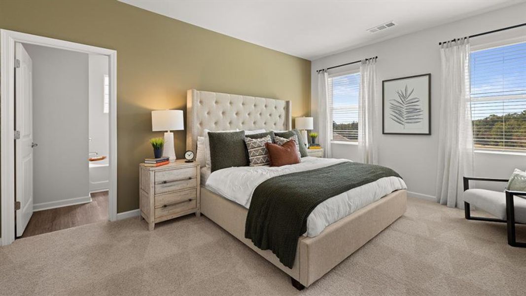 Furnished interior view inside a new home in Lost Creek, Dallas (Image 34).