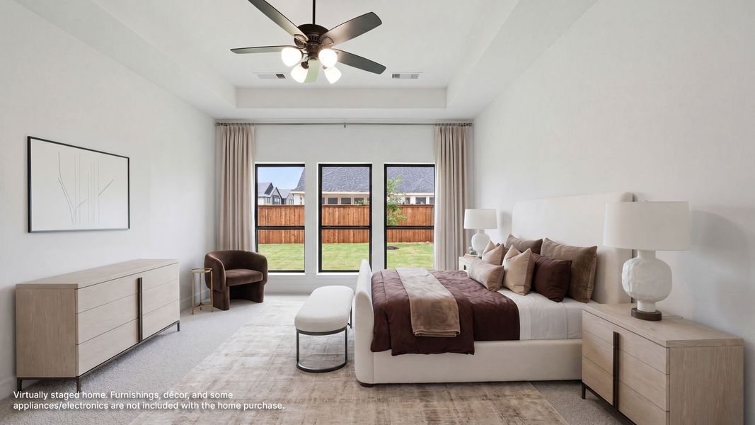 Furnished interior view inside a new home in Mosaic, Celina (Image 9).