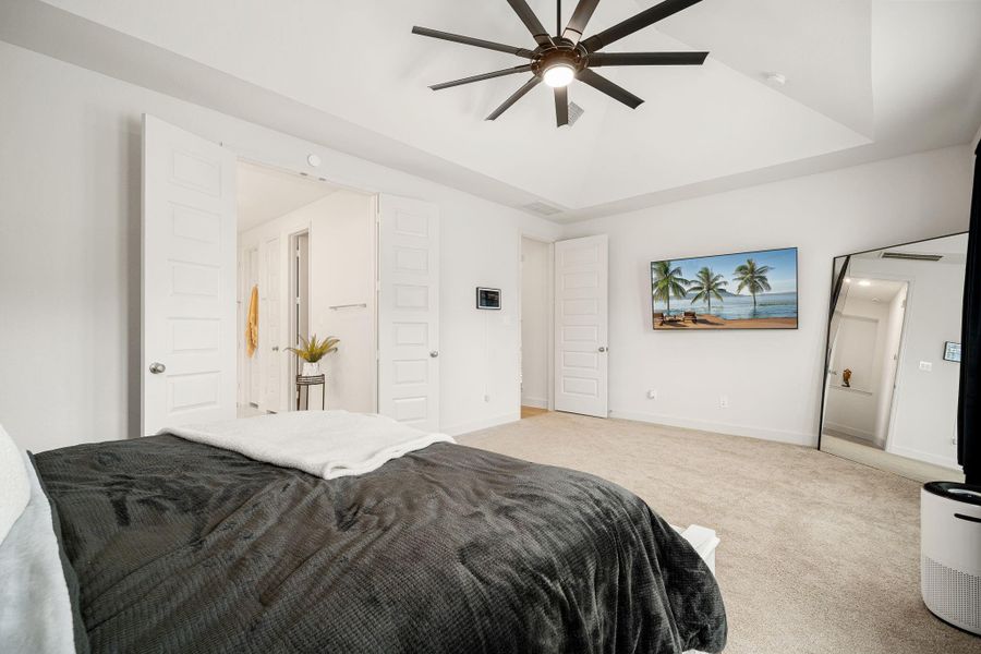 Furnished interior view inside a new home in , Manvel (Image 25).