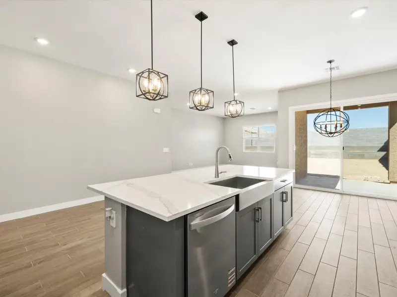 Furnished interior view inside a new home in Abel Ranch Signature Series, Goodyear (Image 3).