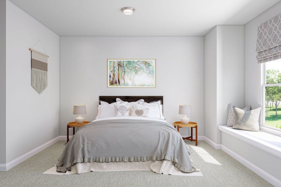 Representative furnished interior of a home built from the Heron by Tri Pointe Homes in Trillium, Richmond (Image 13).