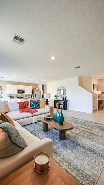 Furnished interior view inside a new home in Waterstone, Groveland (Image 12).