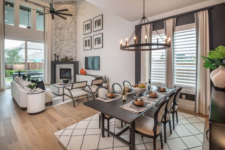 Representative Dining Room - some options shown