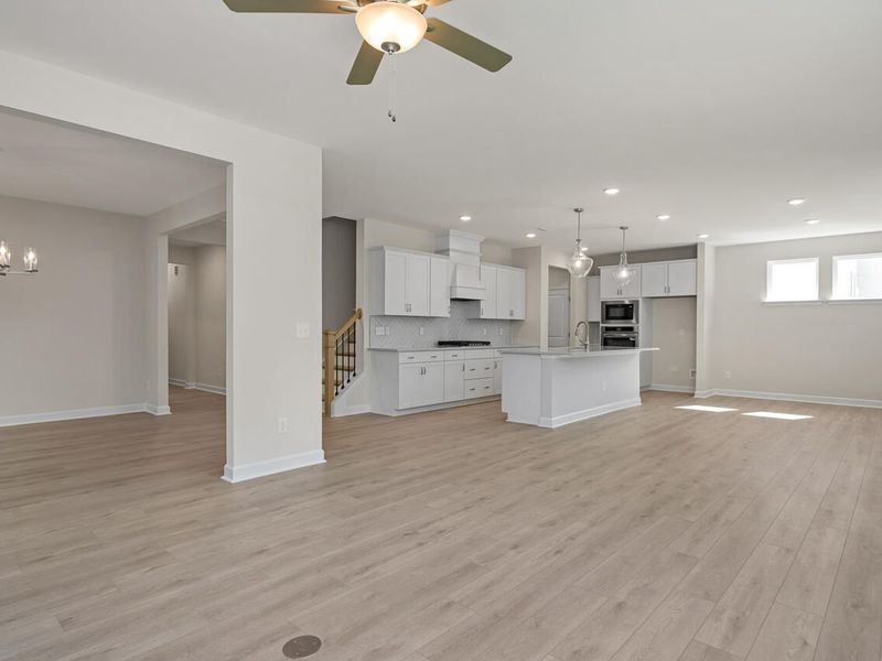 Spacious, unfurnished interior of a new home in Sage on North Main, Wake Forest (Image 16). Spacious, unfurnished interior of a new home in Sage on North Main, Wake Forest (Image 16).