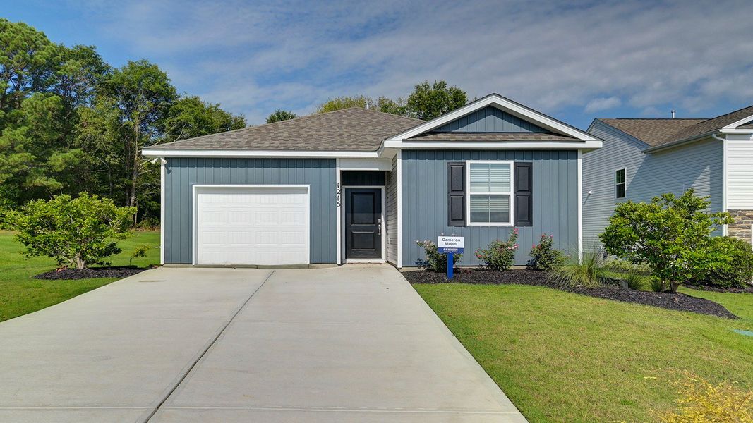 Representative exterior photo of a completed home built from the CAMERON by D.R. Horton in Grand Oaks, Columbia, SC (Image 20).
