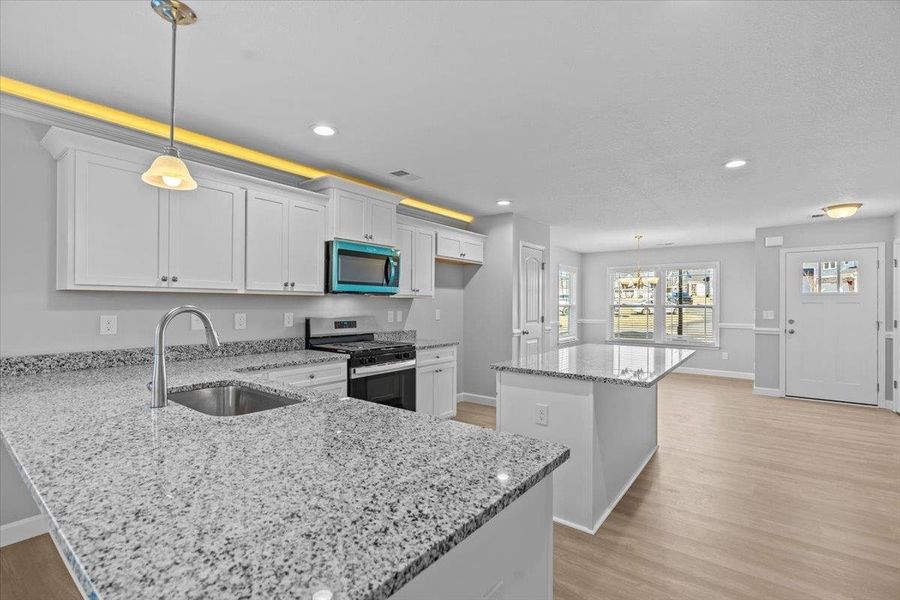 Furnished interior view inside a new home in Zanes Creek, Inman (Image 9).