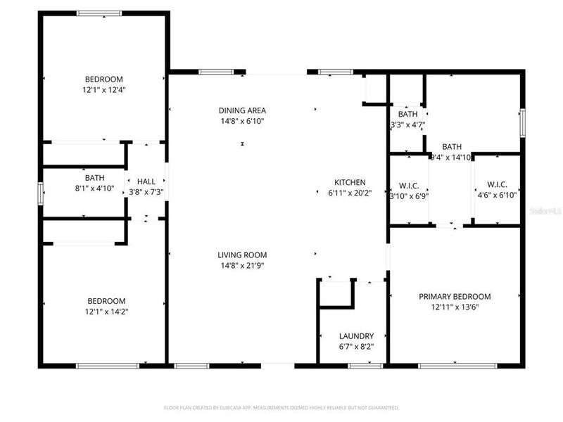 2D floor plan layout of this home in , New Port Richey, FL (Image 5).