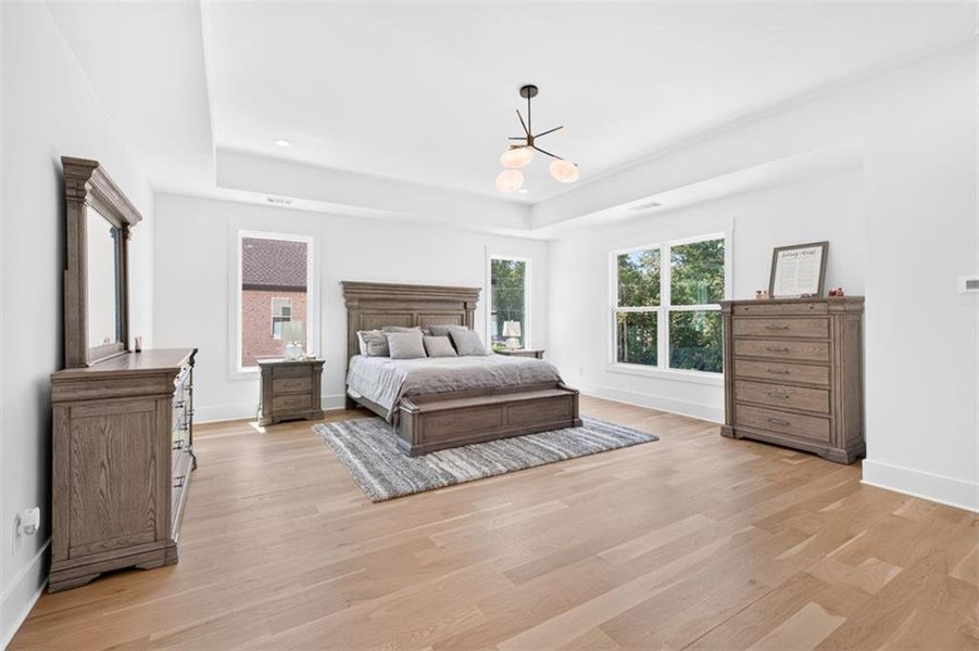Furnished interior view inside a new home in , Buford (Image 106).